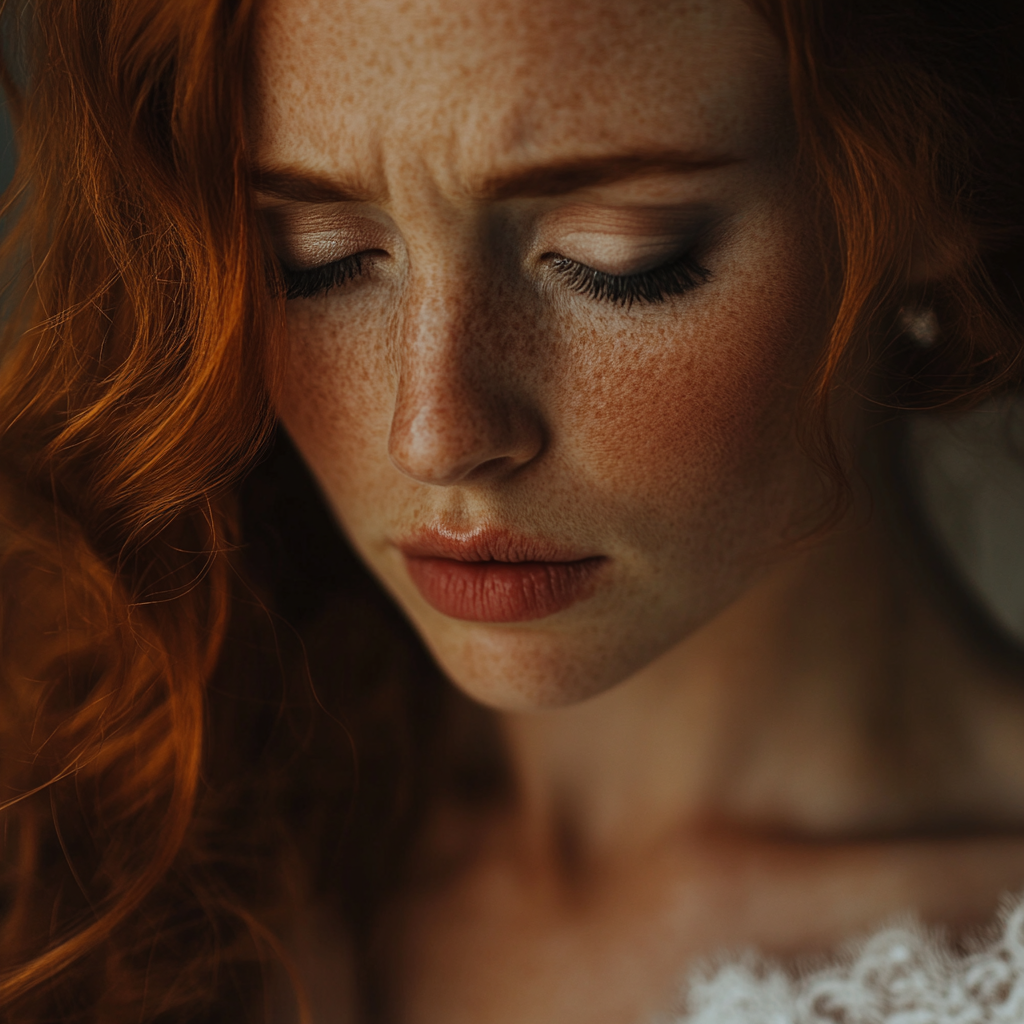 A distressed bride | Source: No source