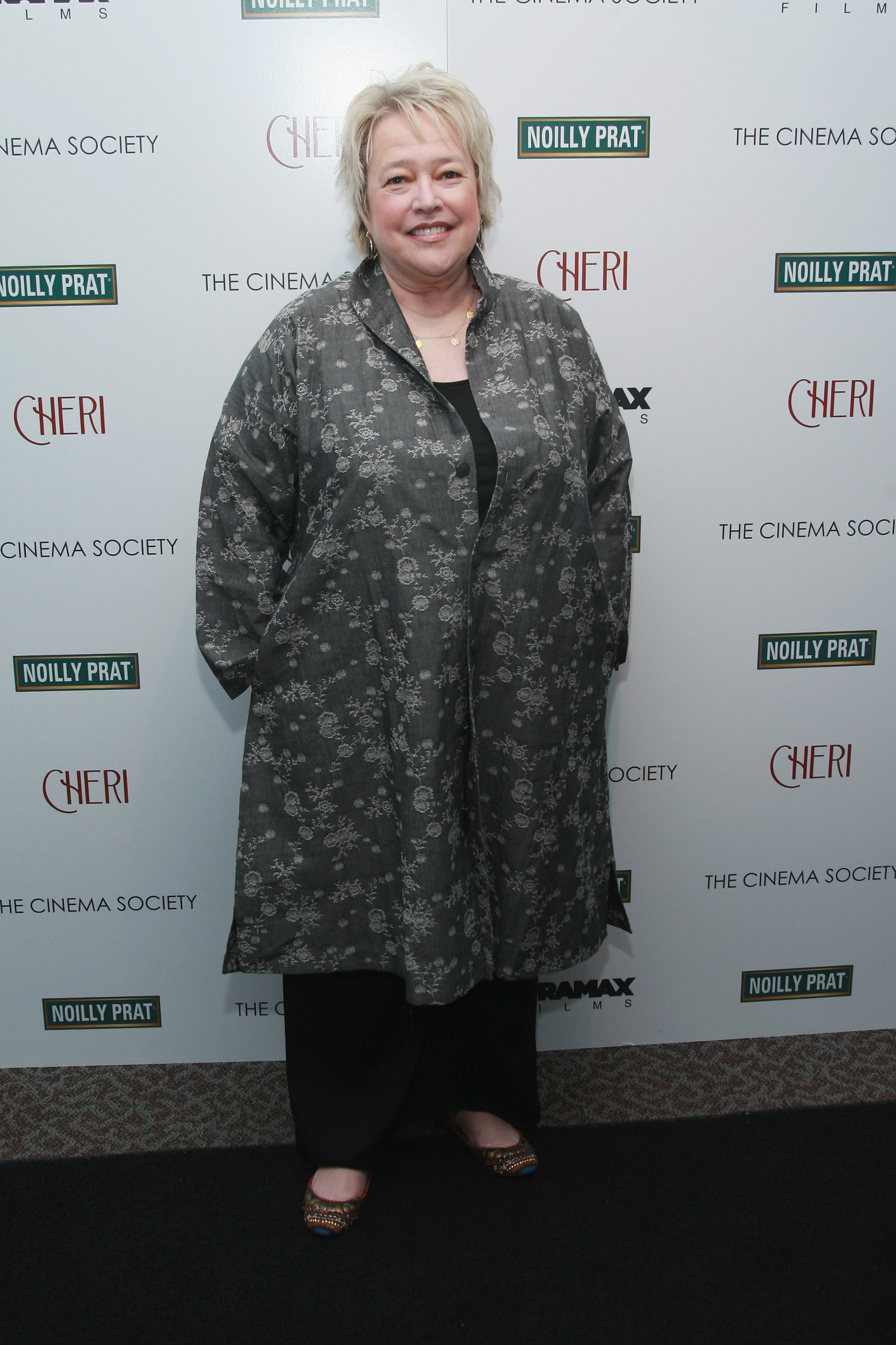 Kathy Bates attends The Cinema Society and Noilly Prat screening of "Cheri" on June 16, 2009 in New York City. | Source: Getty Images