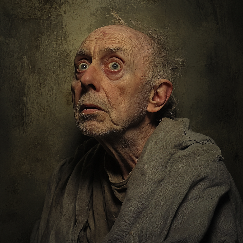 A sickly old man | Source: No source