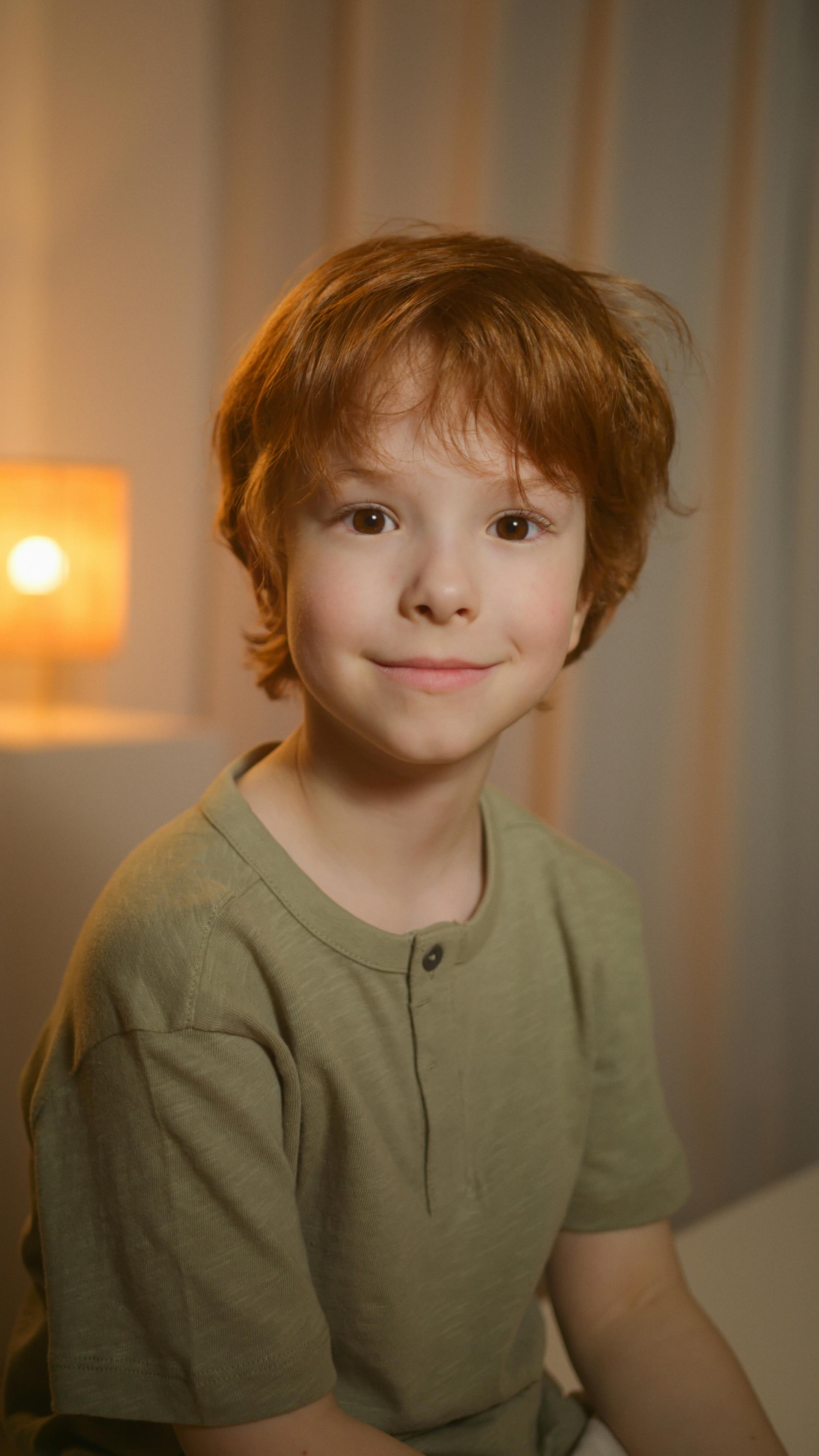 Handsome boy headshot