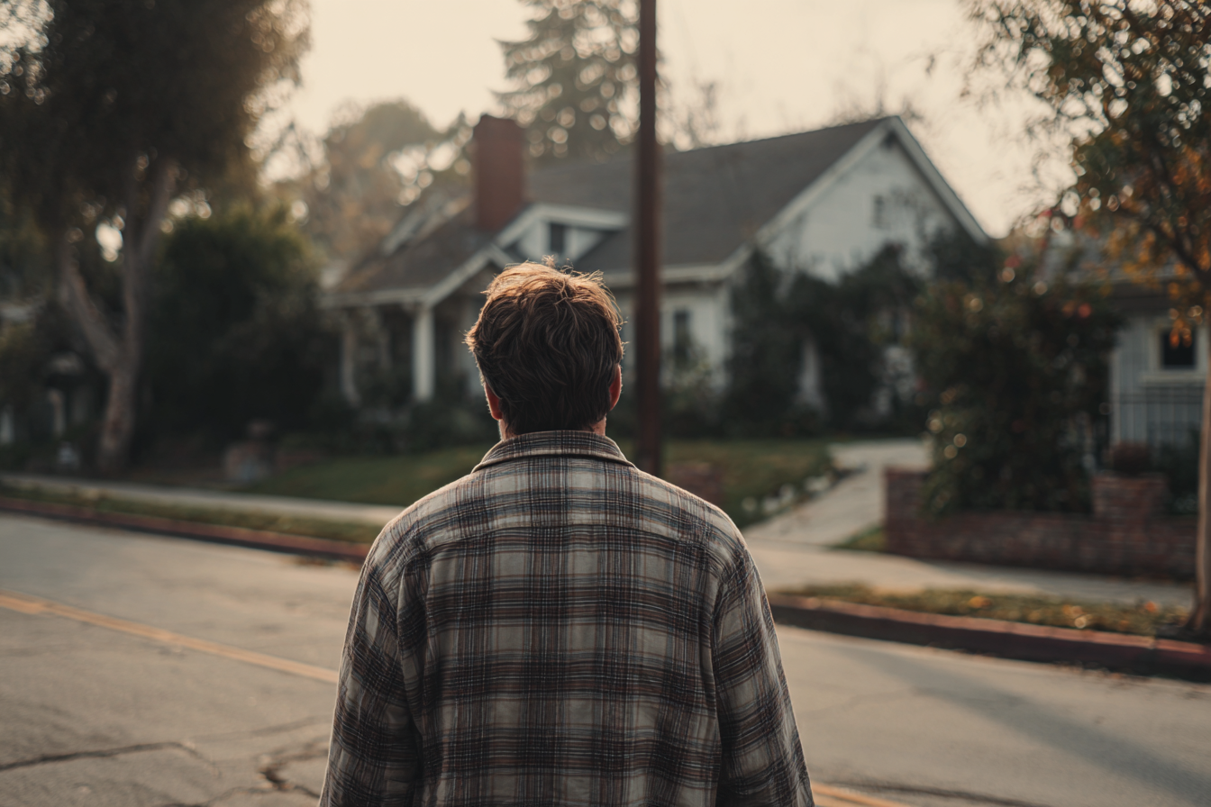A man standing in a street | Source: No source