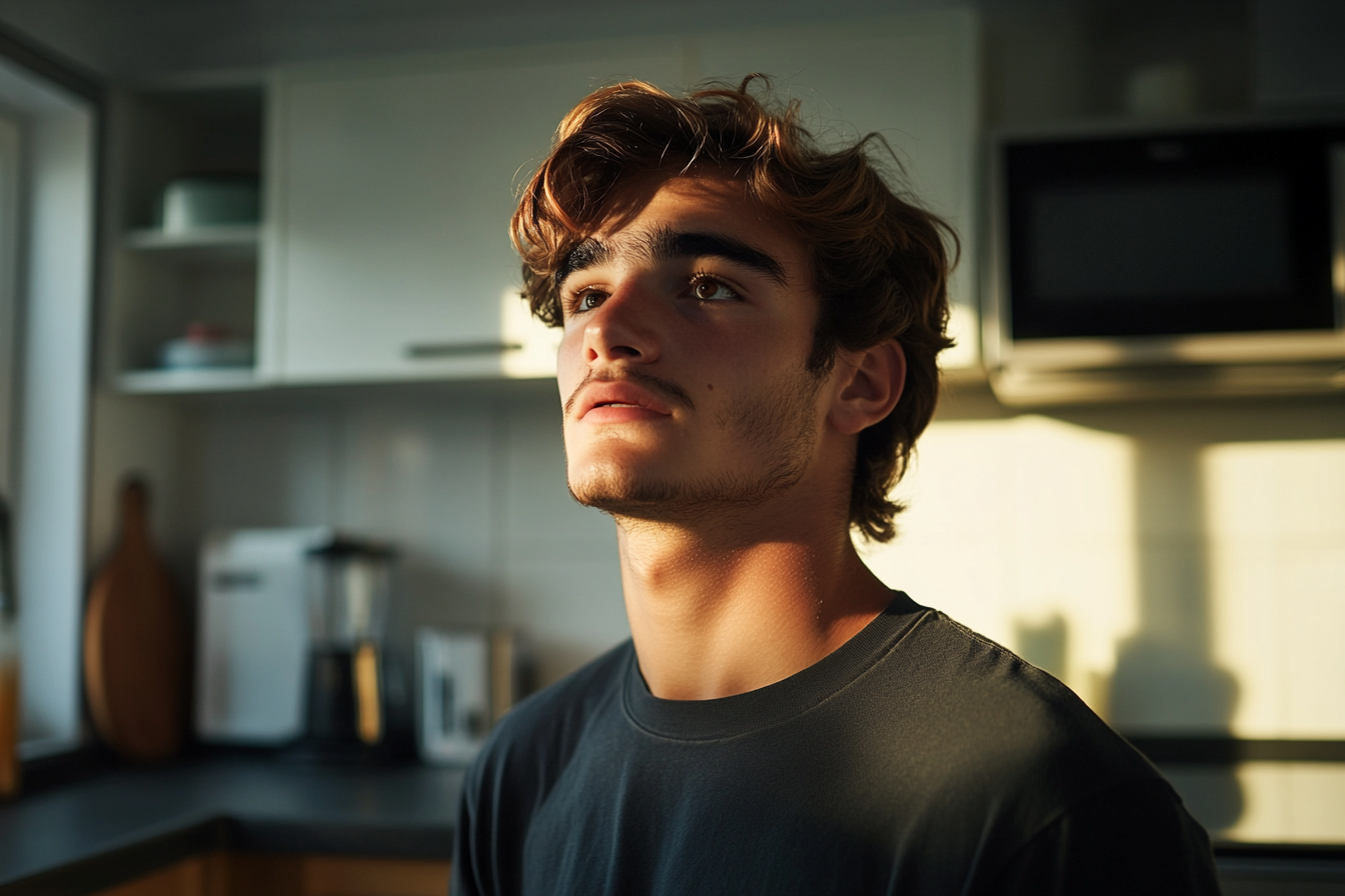 A young man in his kitchen | Source: No source