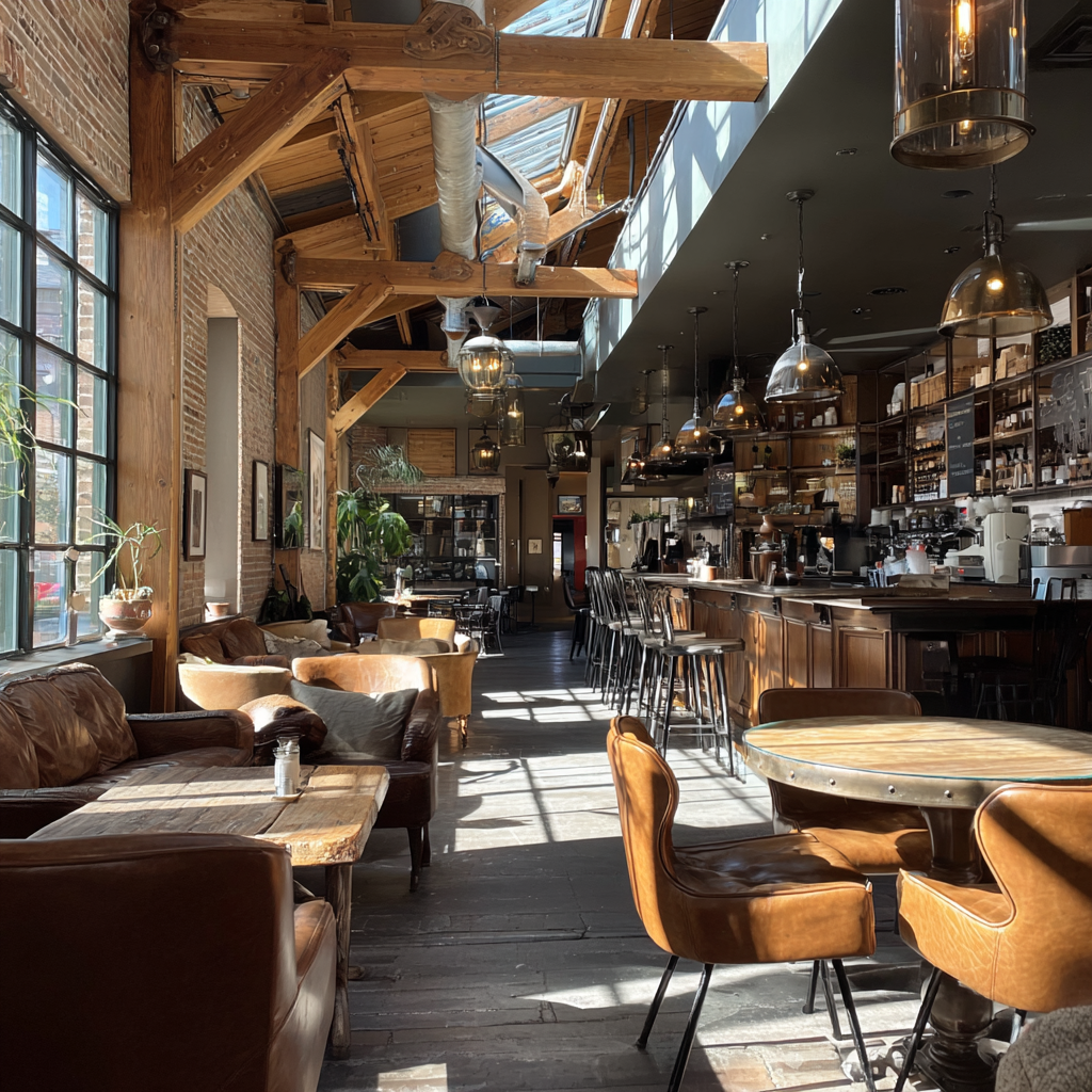 The interior of a coffee shop | Source: no source