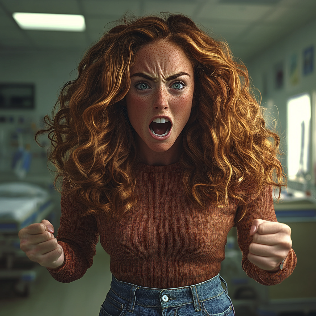 An angry woman yelling | Source: No source