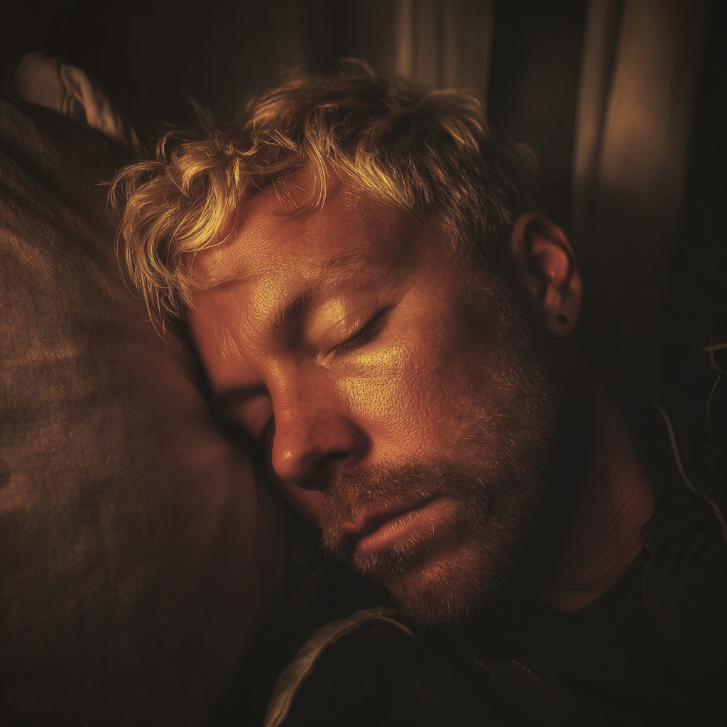 A sleeping man | Source: No source