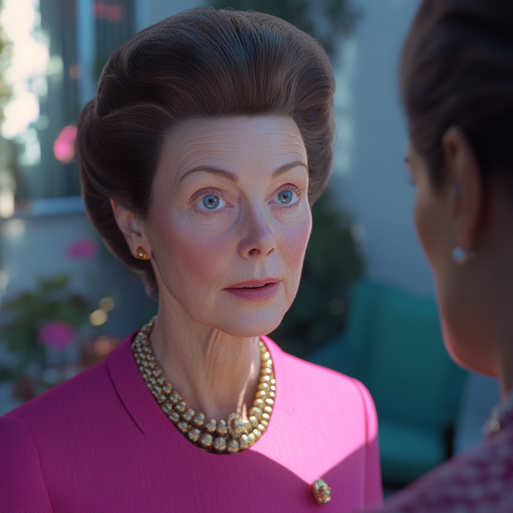 A woman talking to another woman | Source: no source