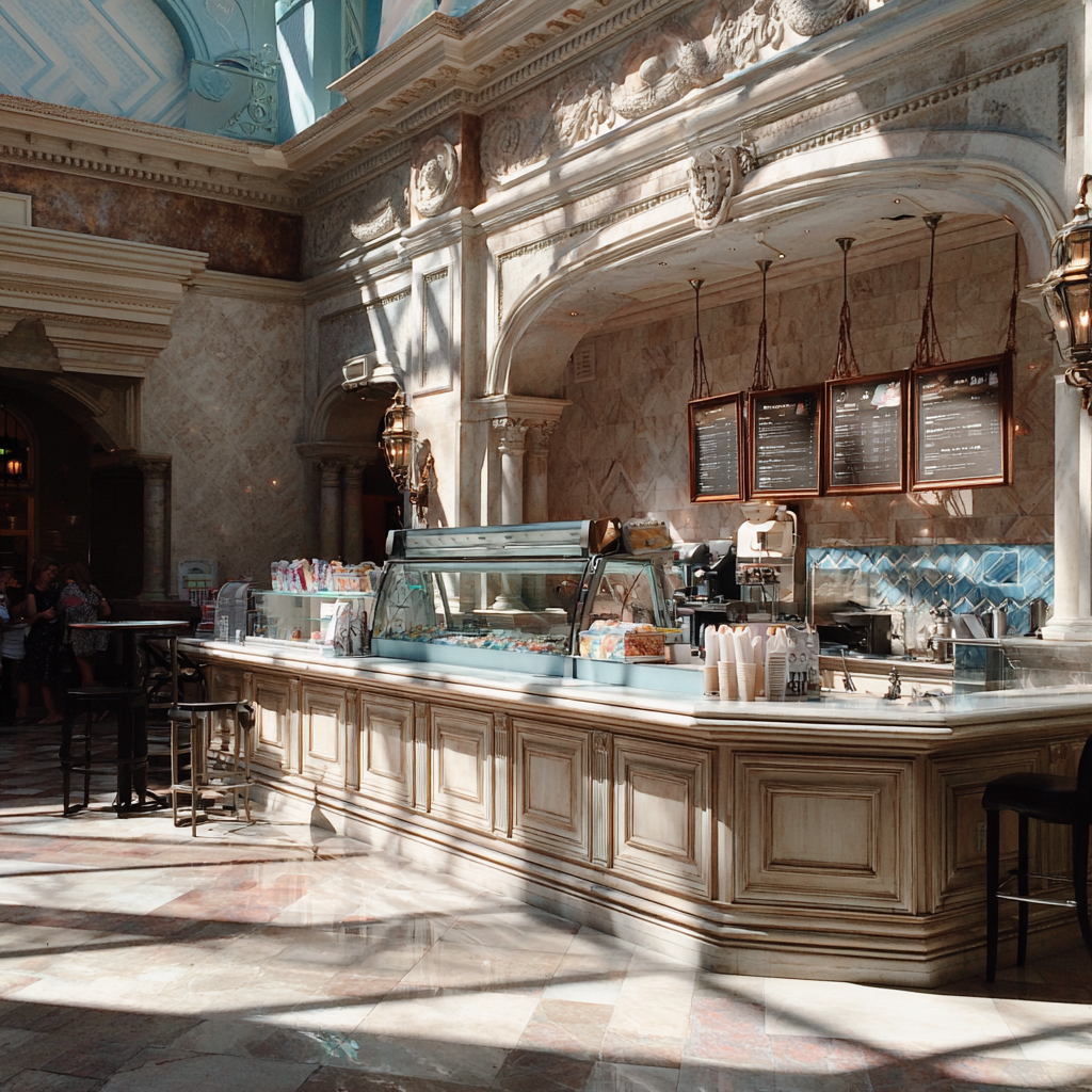 A smoothie bar in a mall | Source: No source