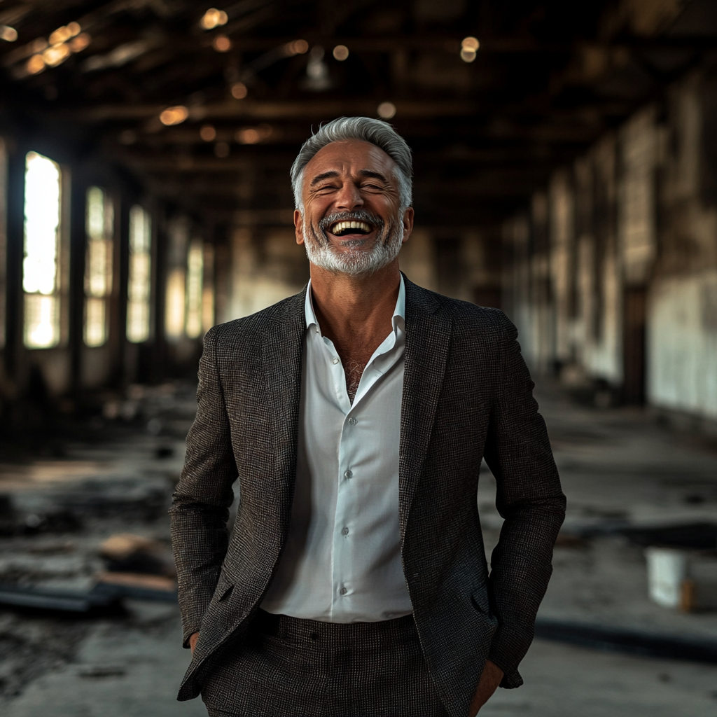 A laughing man | Source: no source