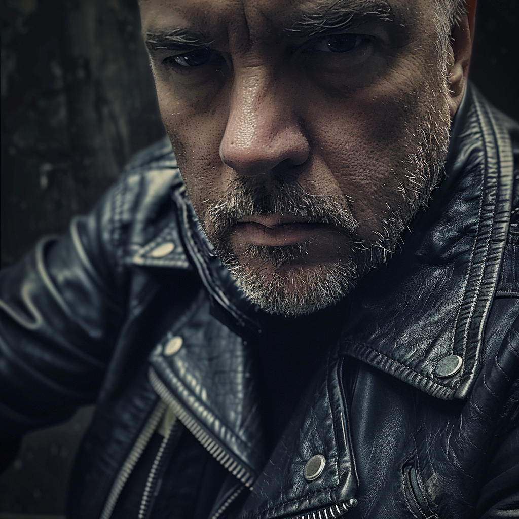 A close-up of an intimidating man | Source: no source