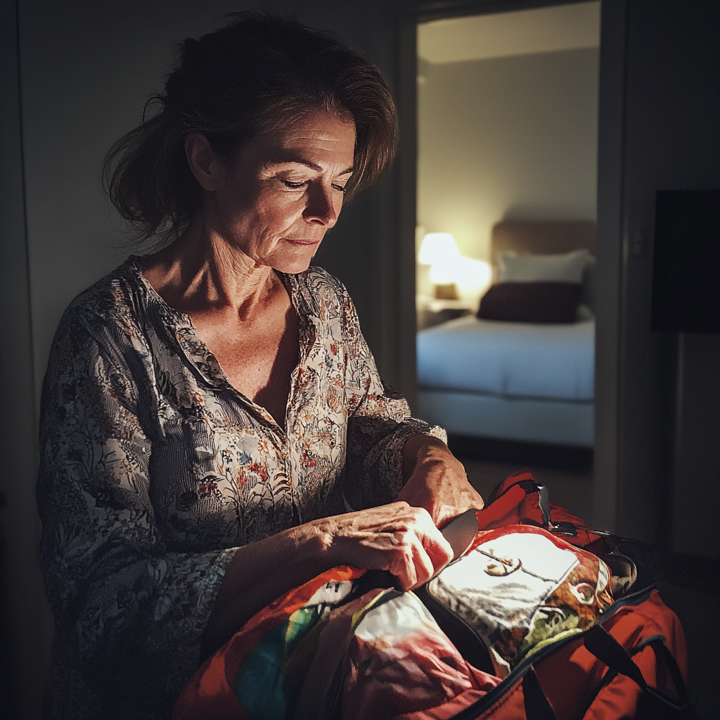 A woman packing a bag | Source: No source