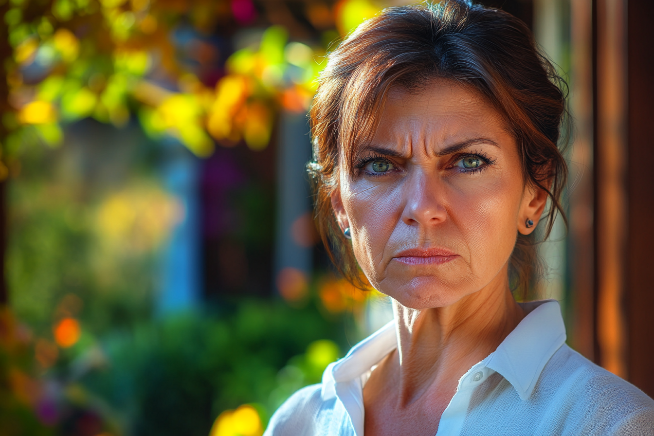 A furious woman glaring at someone | Source:  no source