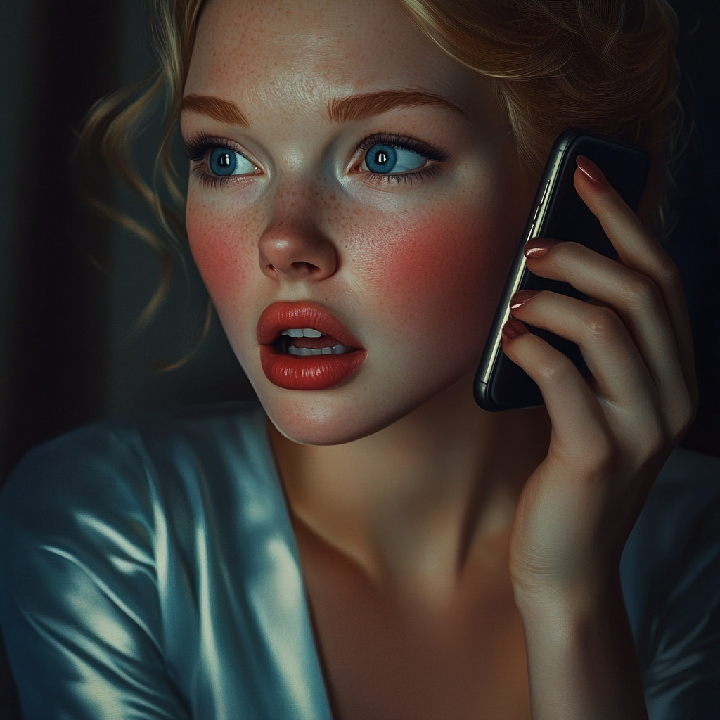 A woman talking on the phone | Source: No source