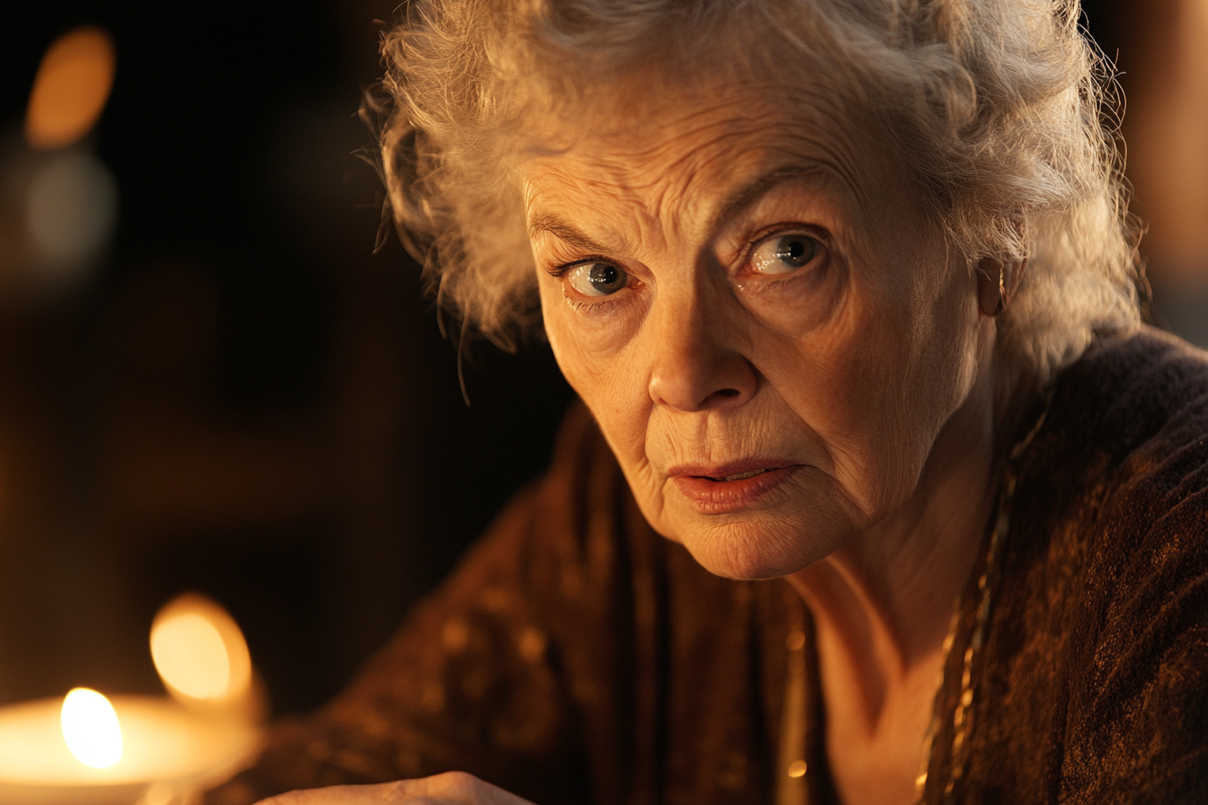 A close-up shot of an older woman | Source: no source