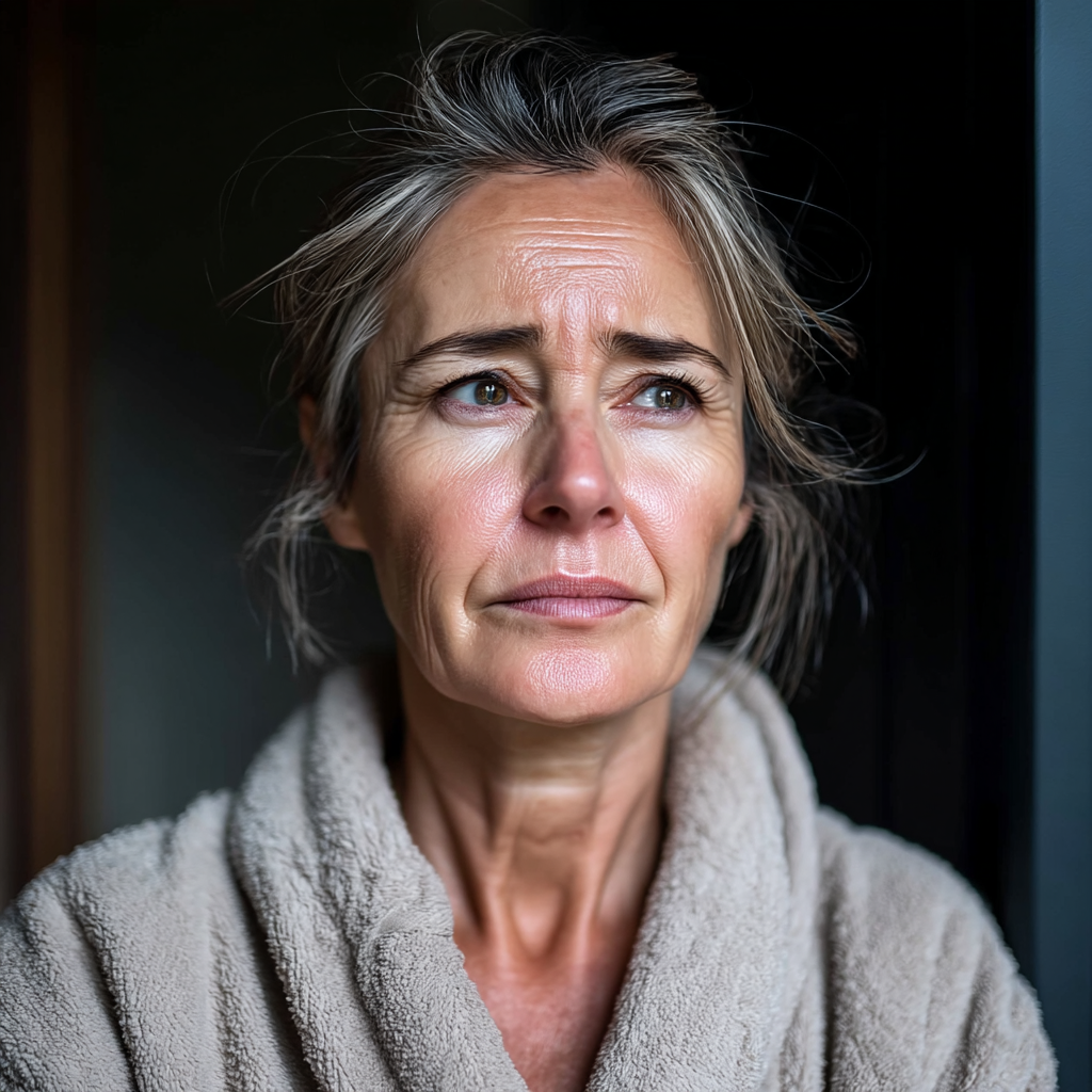 A senior woman looks concerned and upset | Source: No source