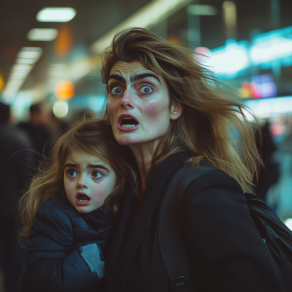 A woman shouting | Source: No source