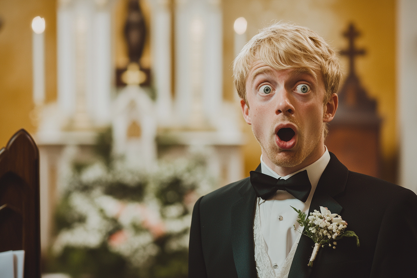 A shocked groom | Source: No source