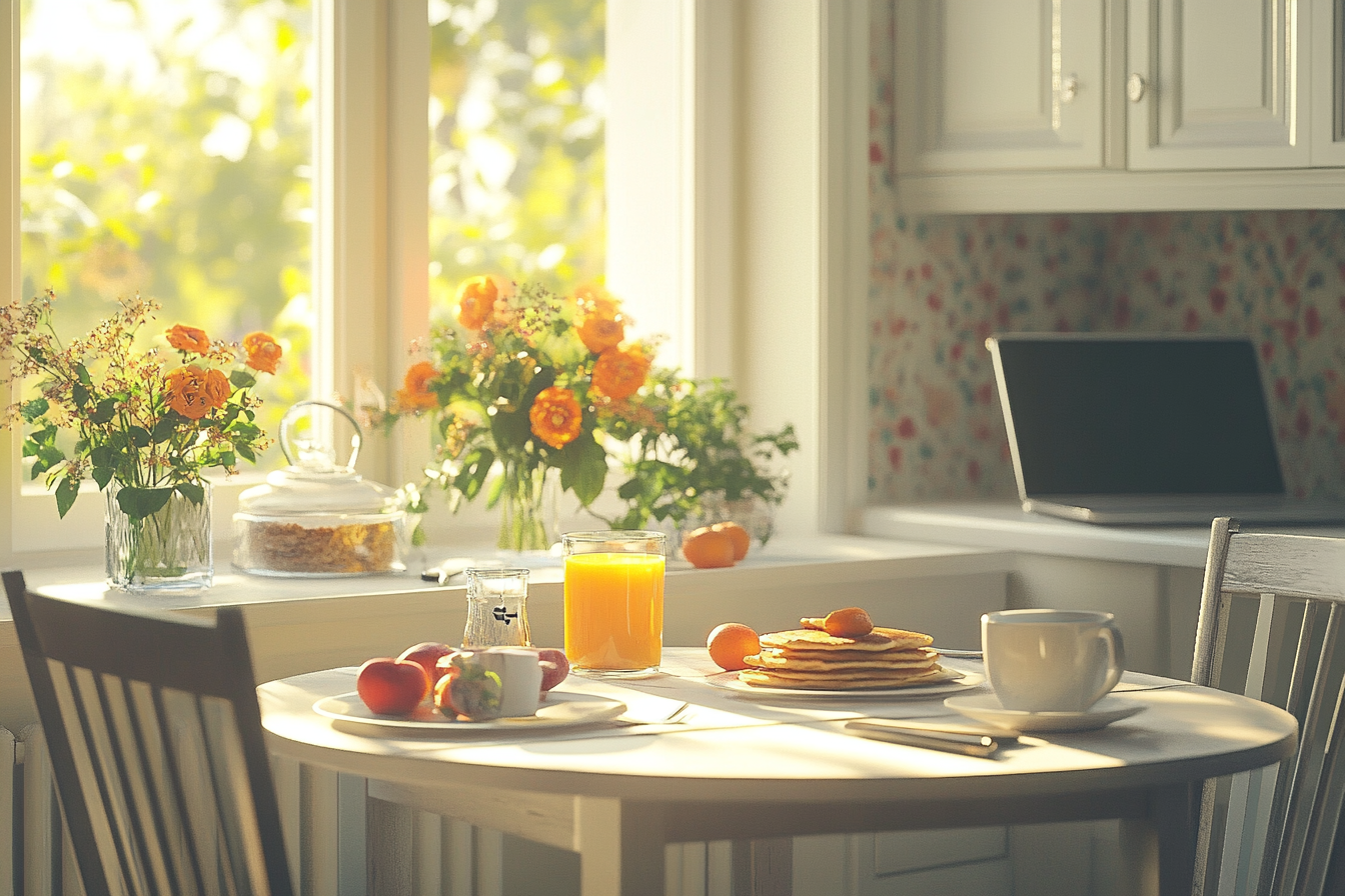 A breakfast table | Source: No source