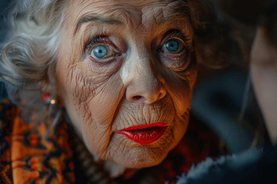 An older lady talking to a young woman | Source: No source