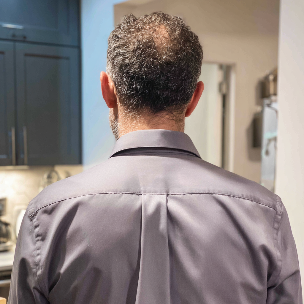 A man standing in a kitchen | Source: No source