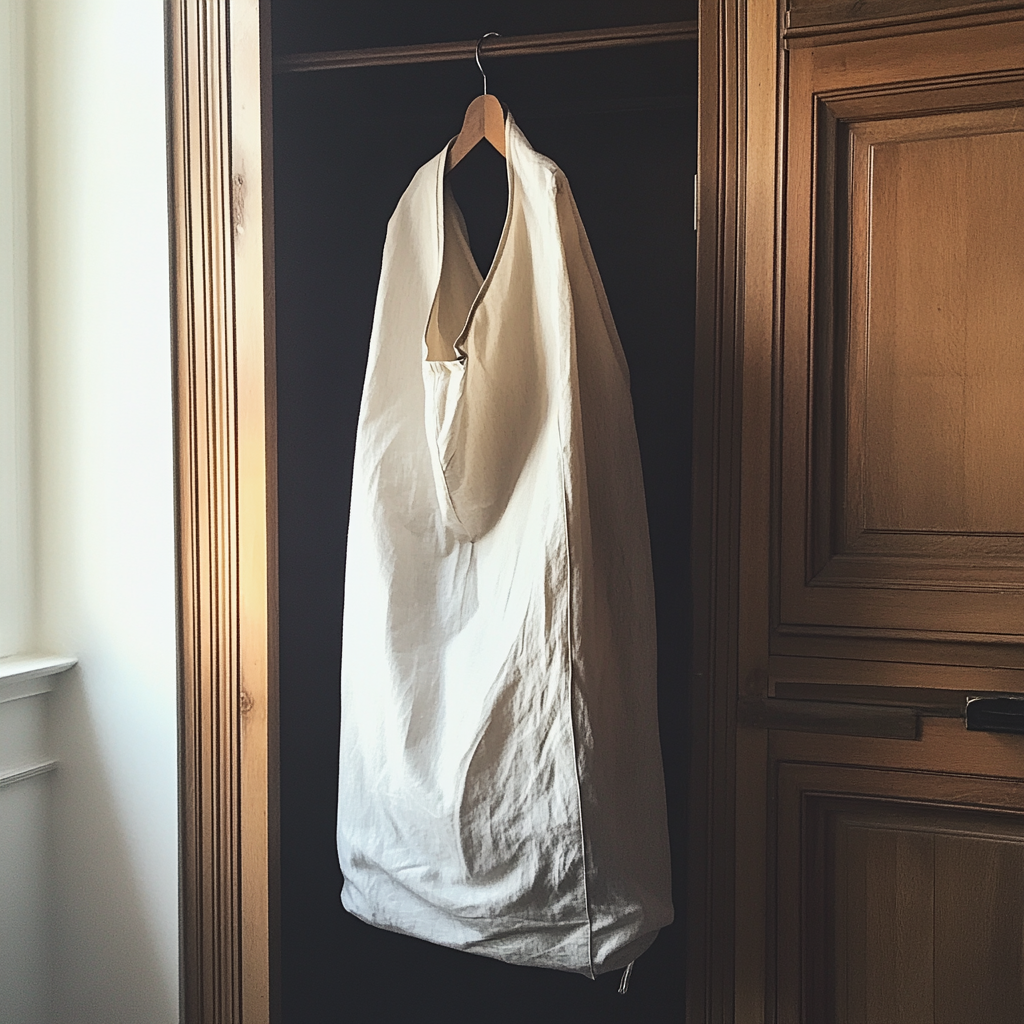 A garment bag | Source: No source