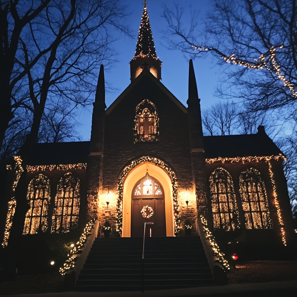 The exterior of a church | Source: No source
