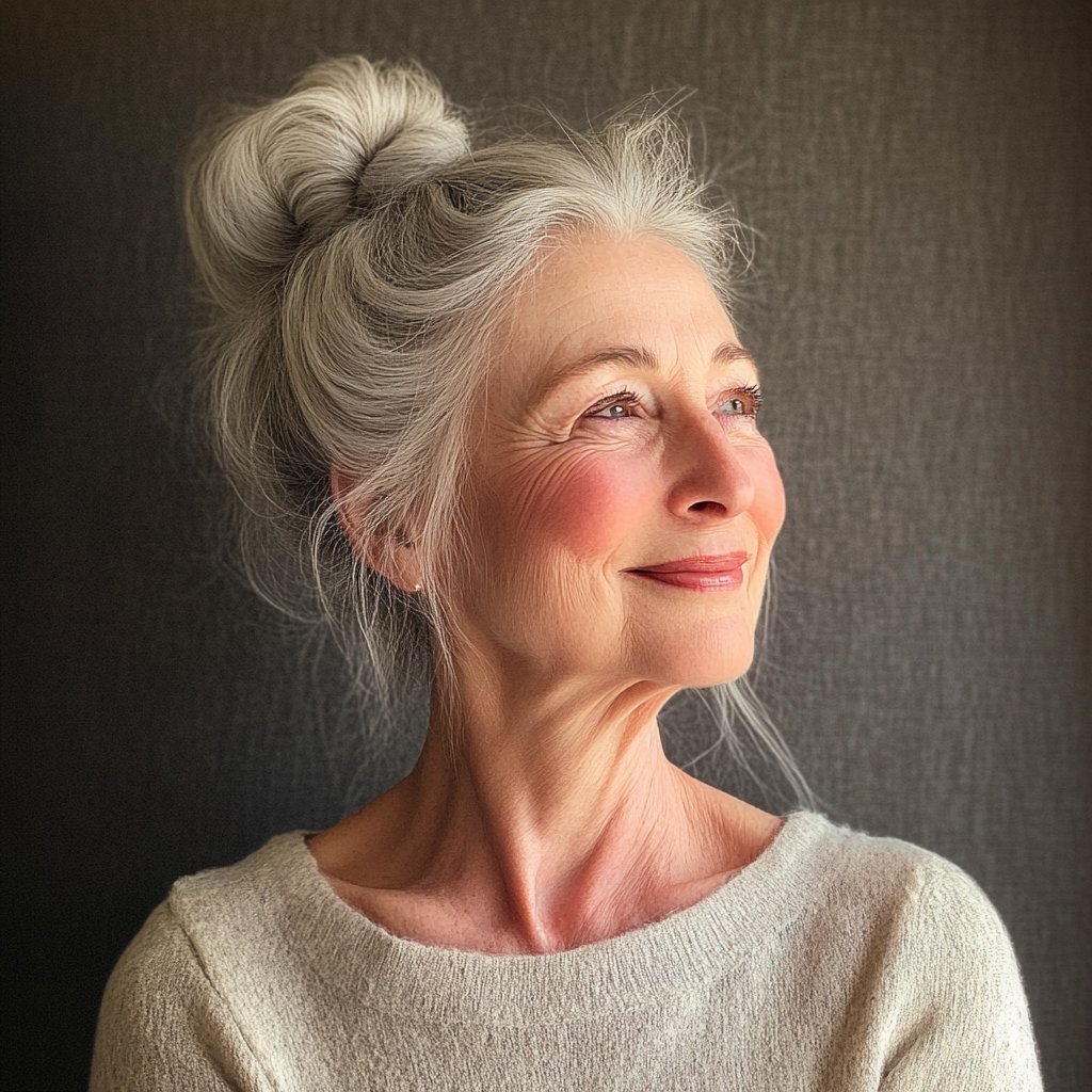 A smiling older woman | Source: no source