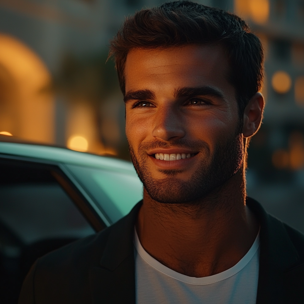 An elegant man standing near his posh car | Source: No source