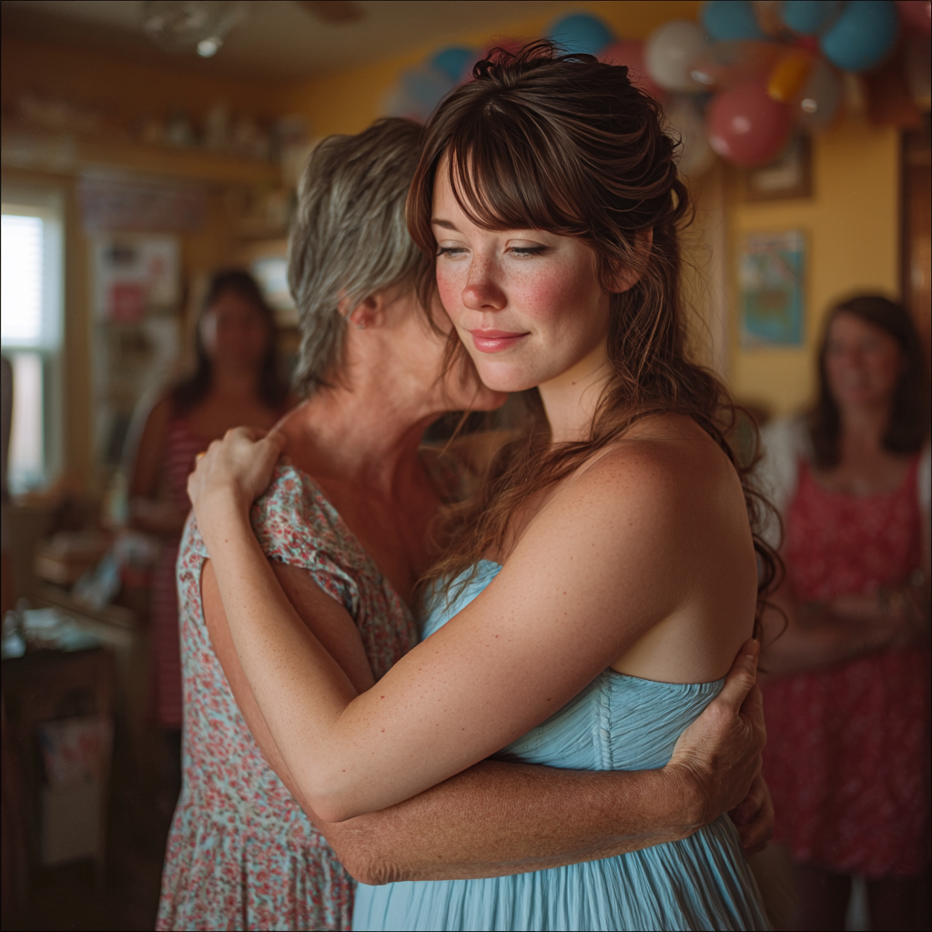 An upset woman getting a hug | Source: No source