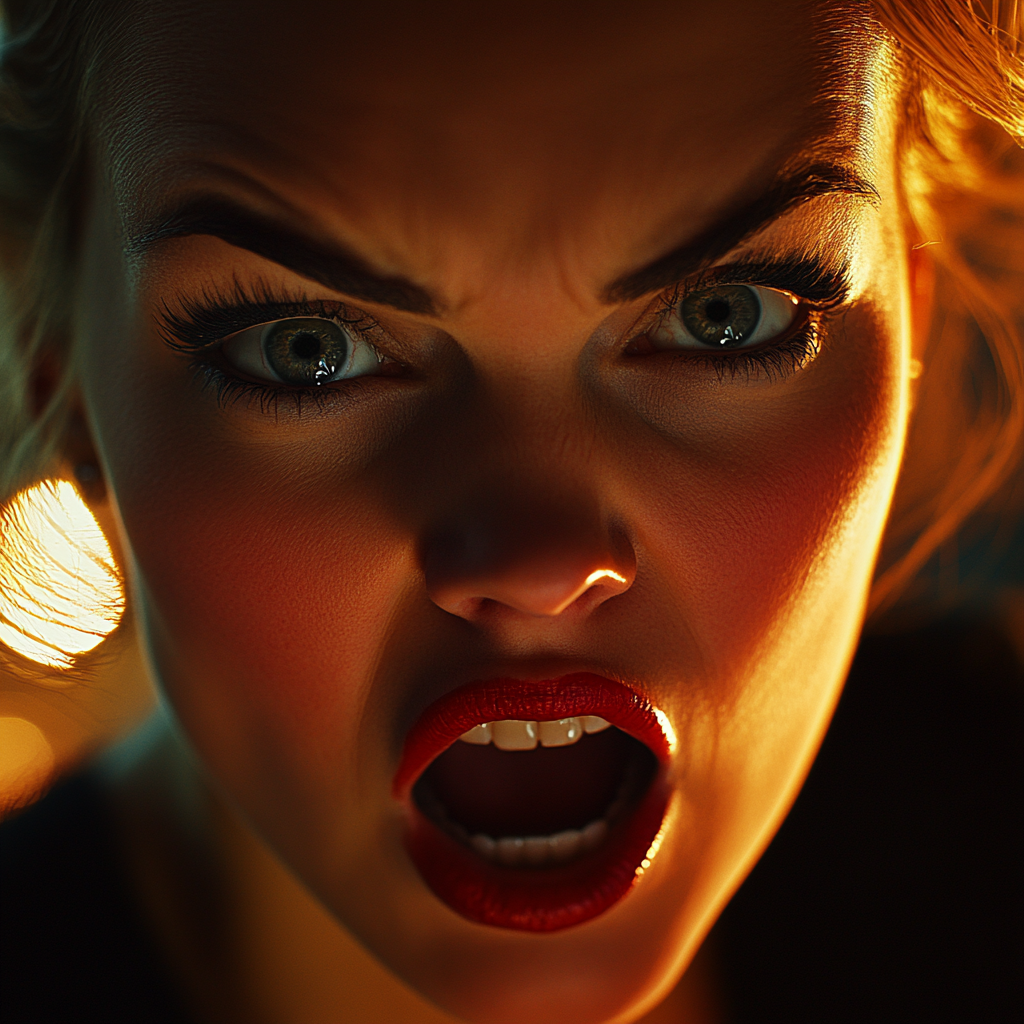 A furious woman yelling | Source: No source