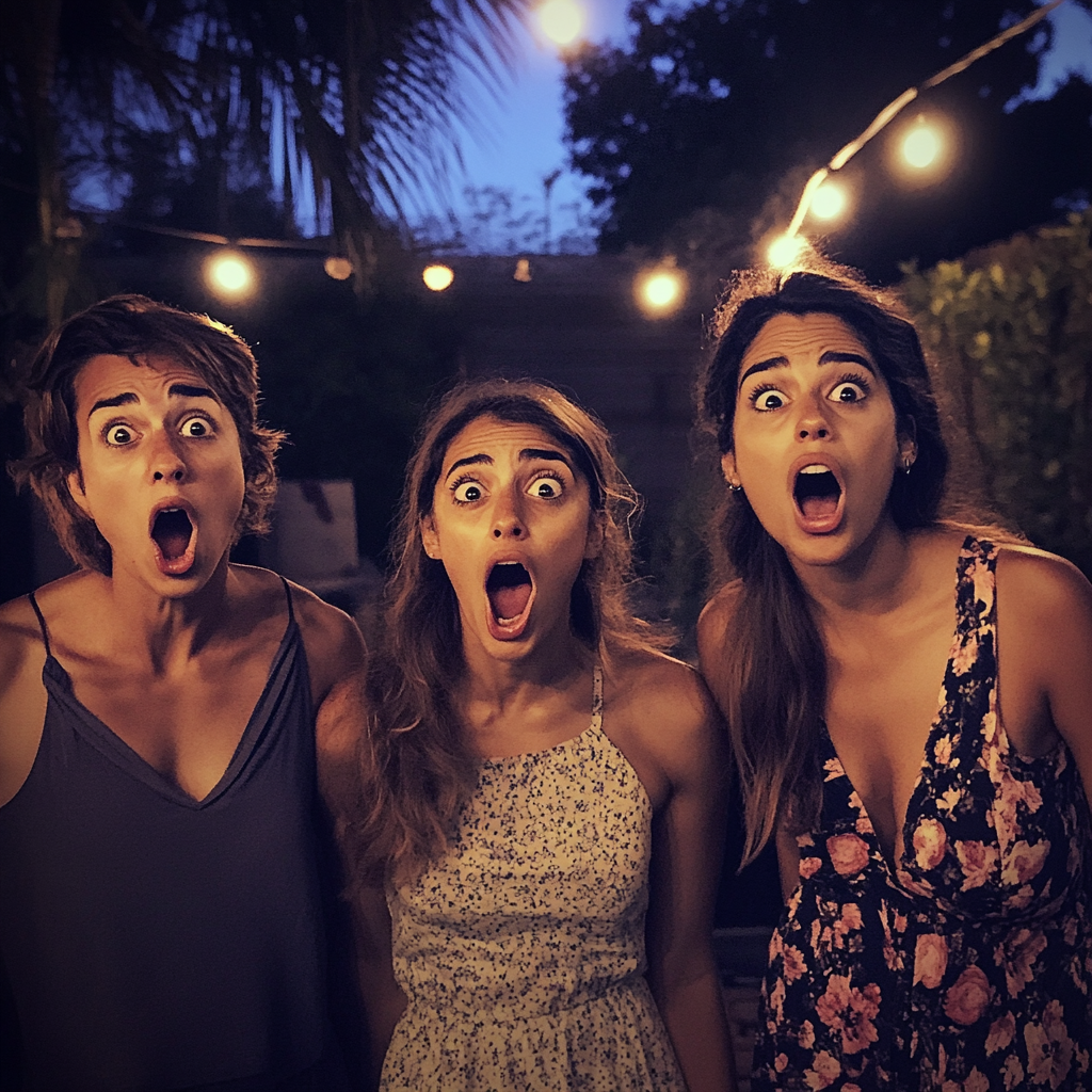 Shocked guests looking animated | Source: No source