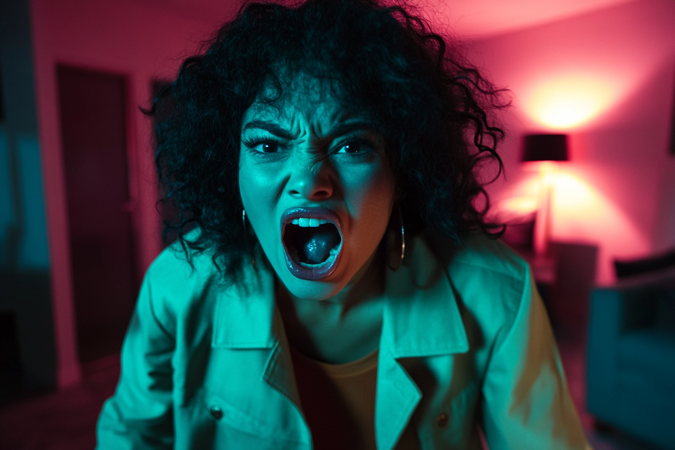 A woman yelling | Source: no source