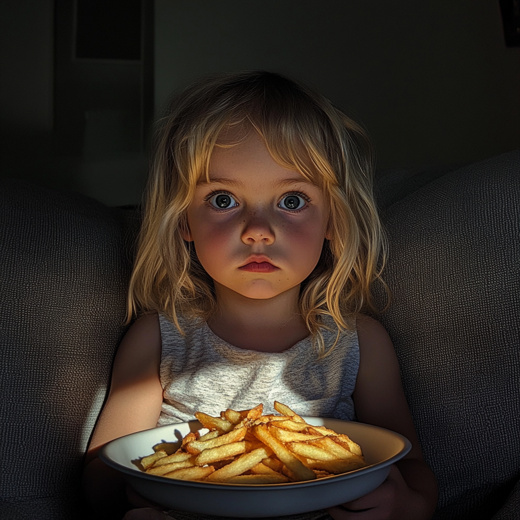 A shocked little girl | Source: No source