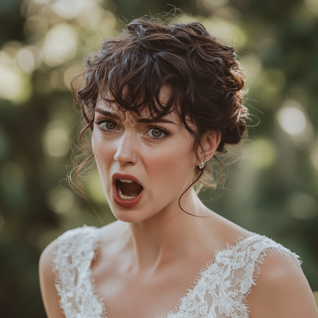A bride throwing a tantrum | Source: No source