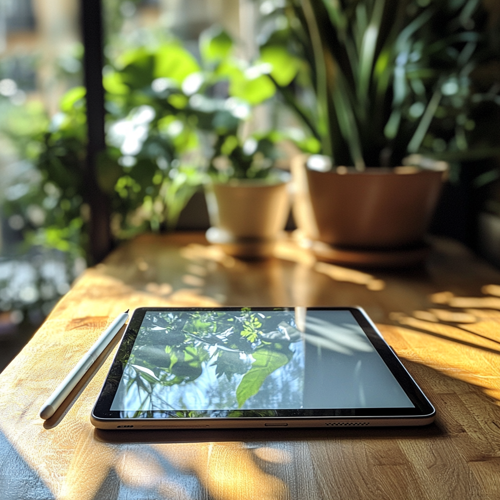 A tablet on a table | Source: No source