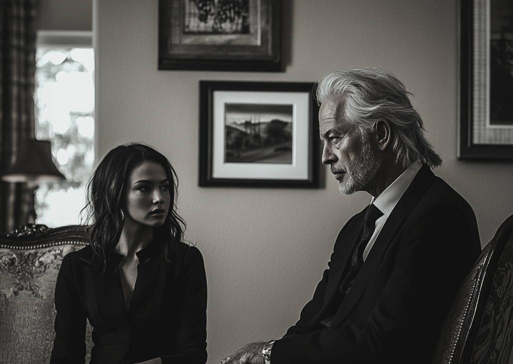 Father and daughter having a serious conversation | Source: No source