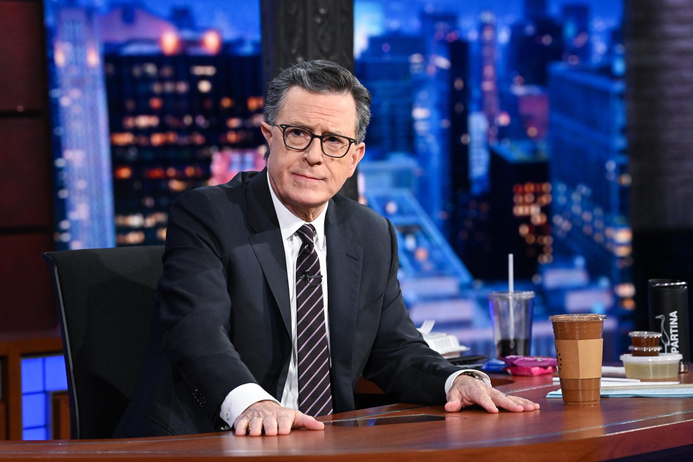Stephen Colbert on the CBS series "The Late Show with Stephen Colbert" on May 18, 2026. | Source: Getty Images