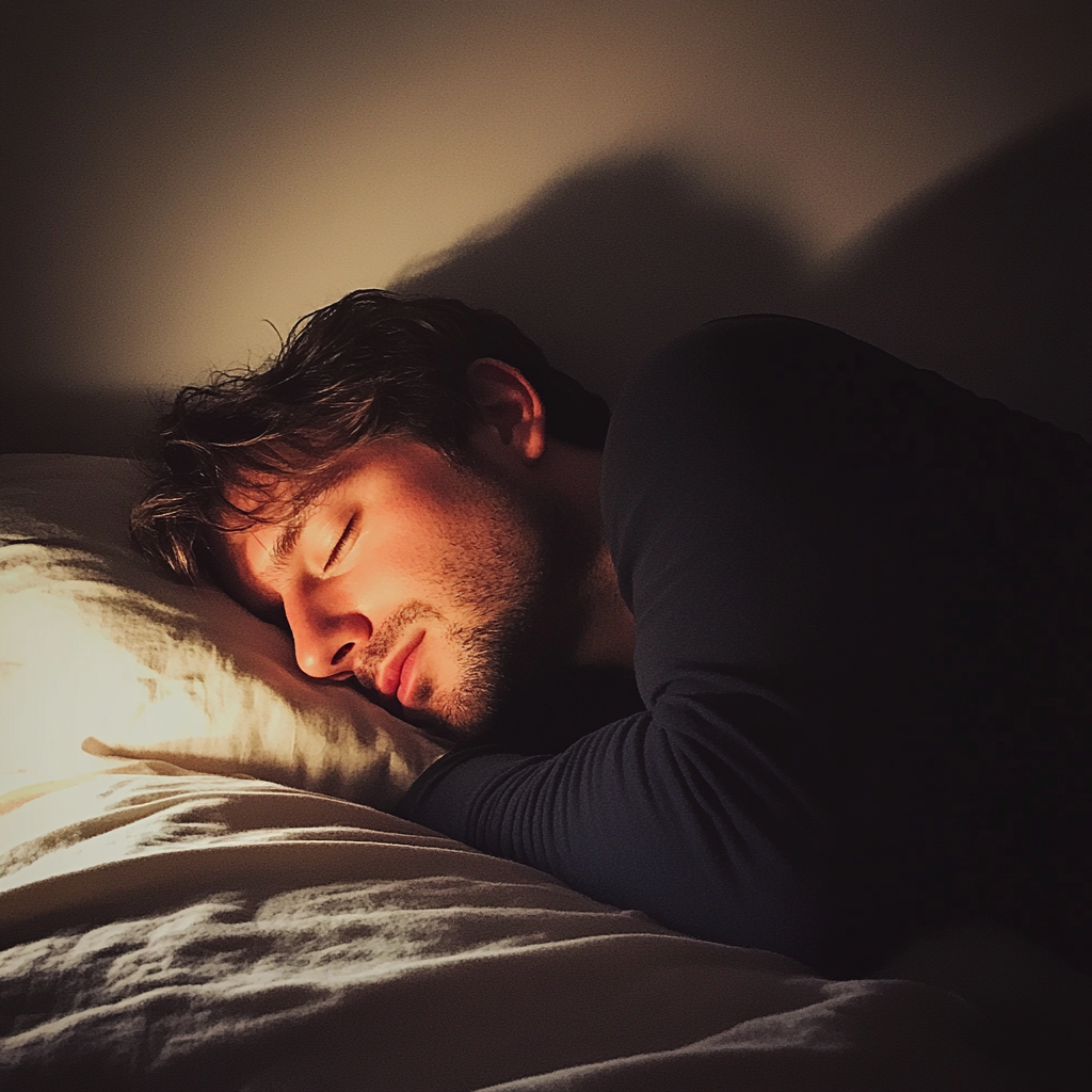 A sleeping man | Source: no source