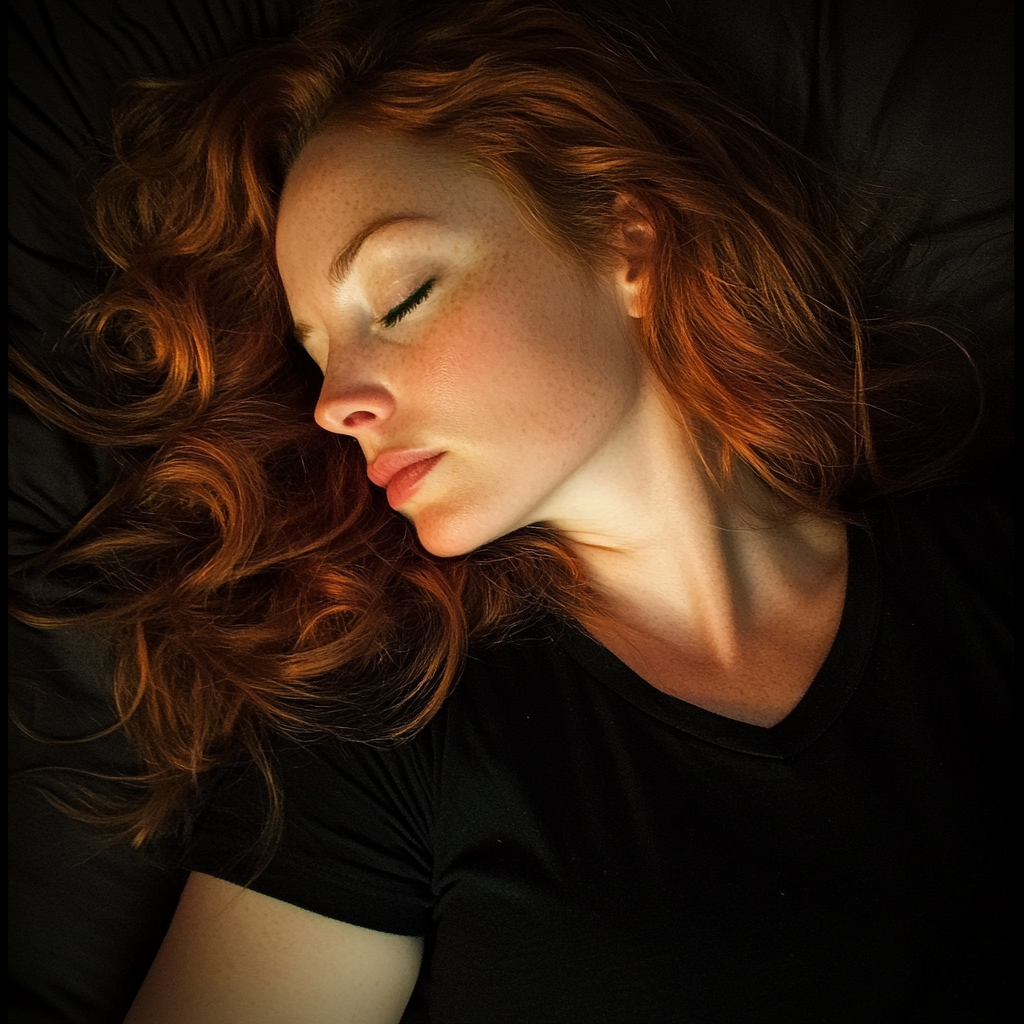 A woman sleeping in her bed | Source: no source