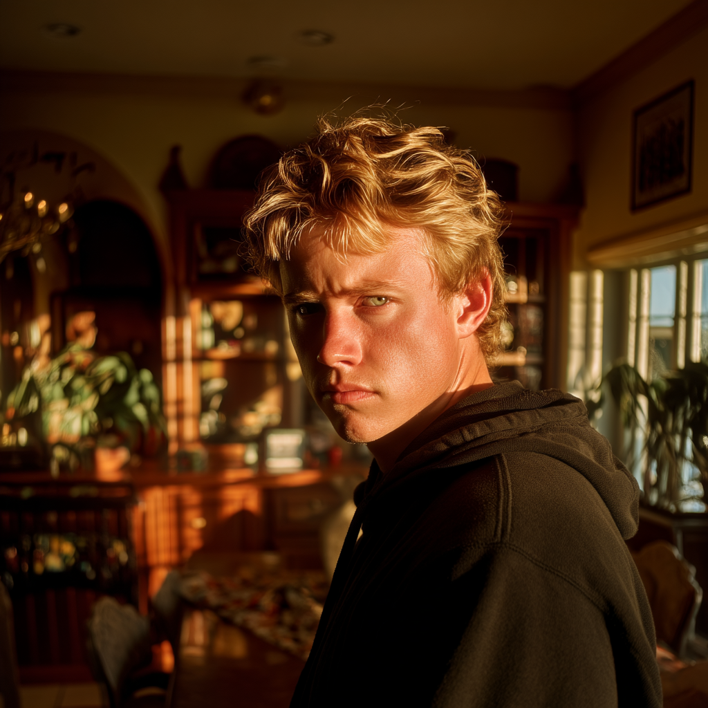 A sullen and serious man | Source: No source