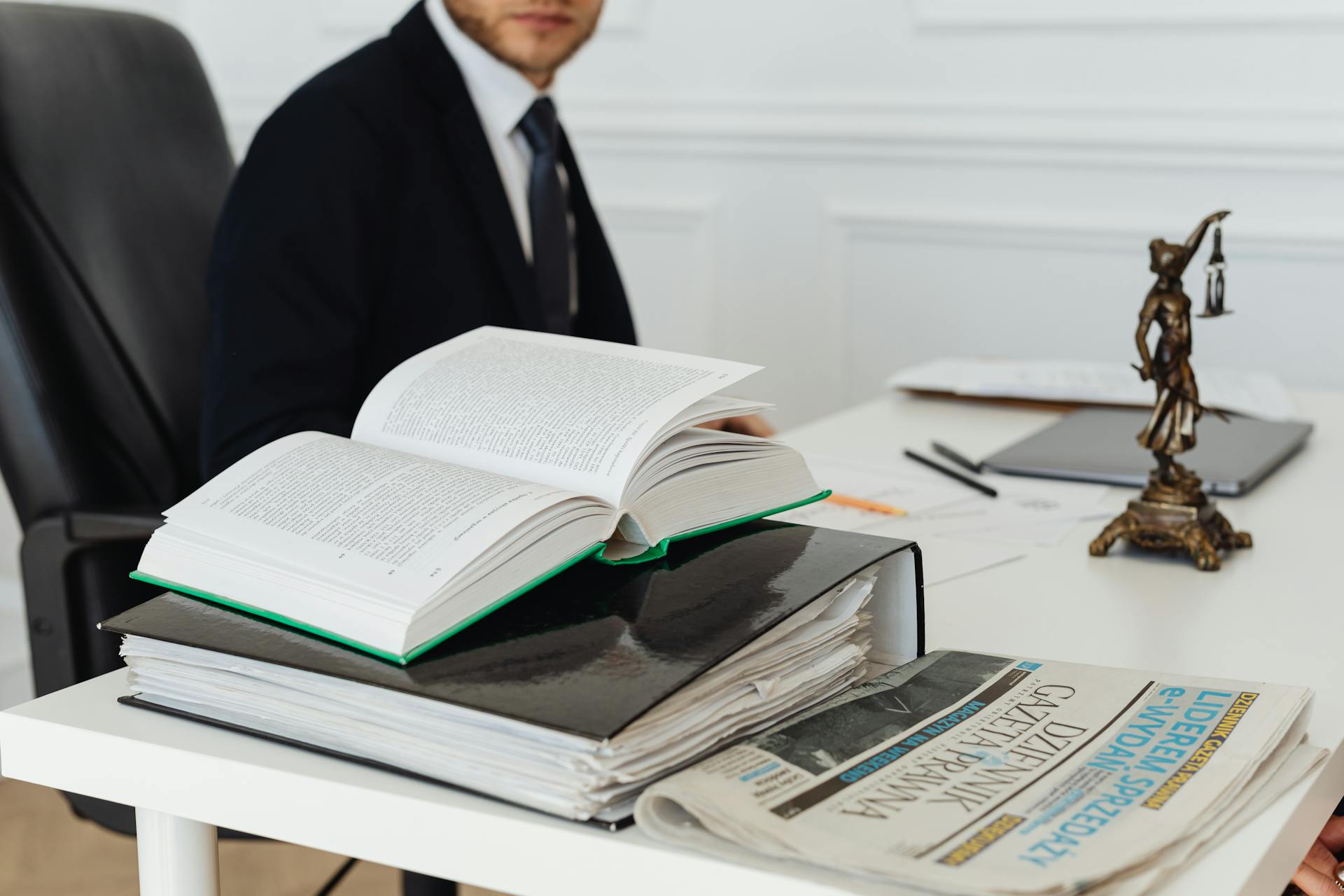 A lawyer in his office | Source: Pexels
