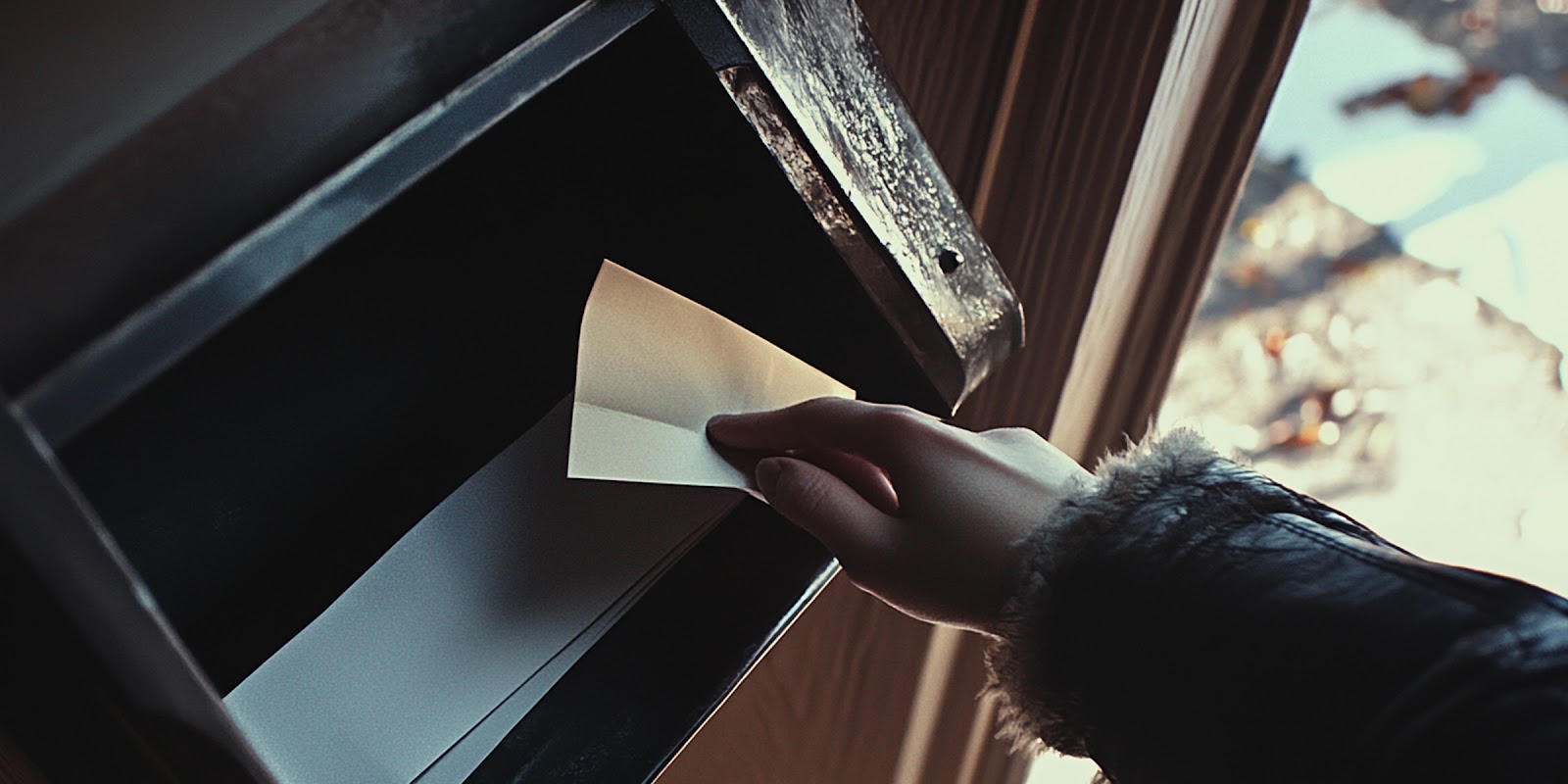A letter in a mailbox. | Source: No source