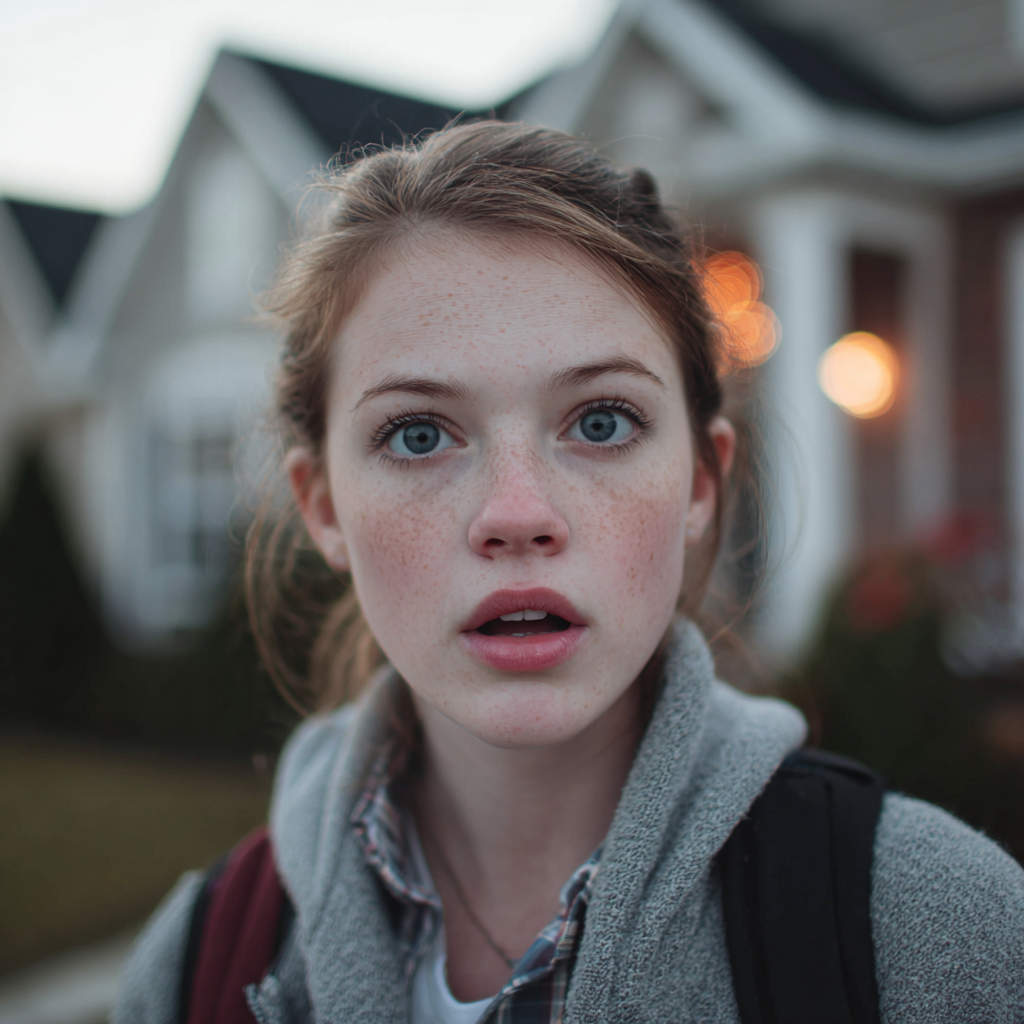 A shocked young woman | Source: no source