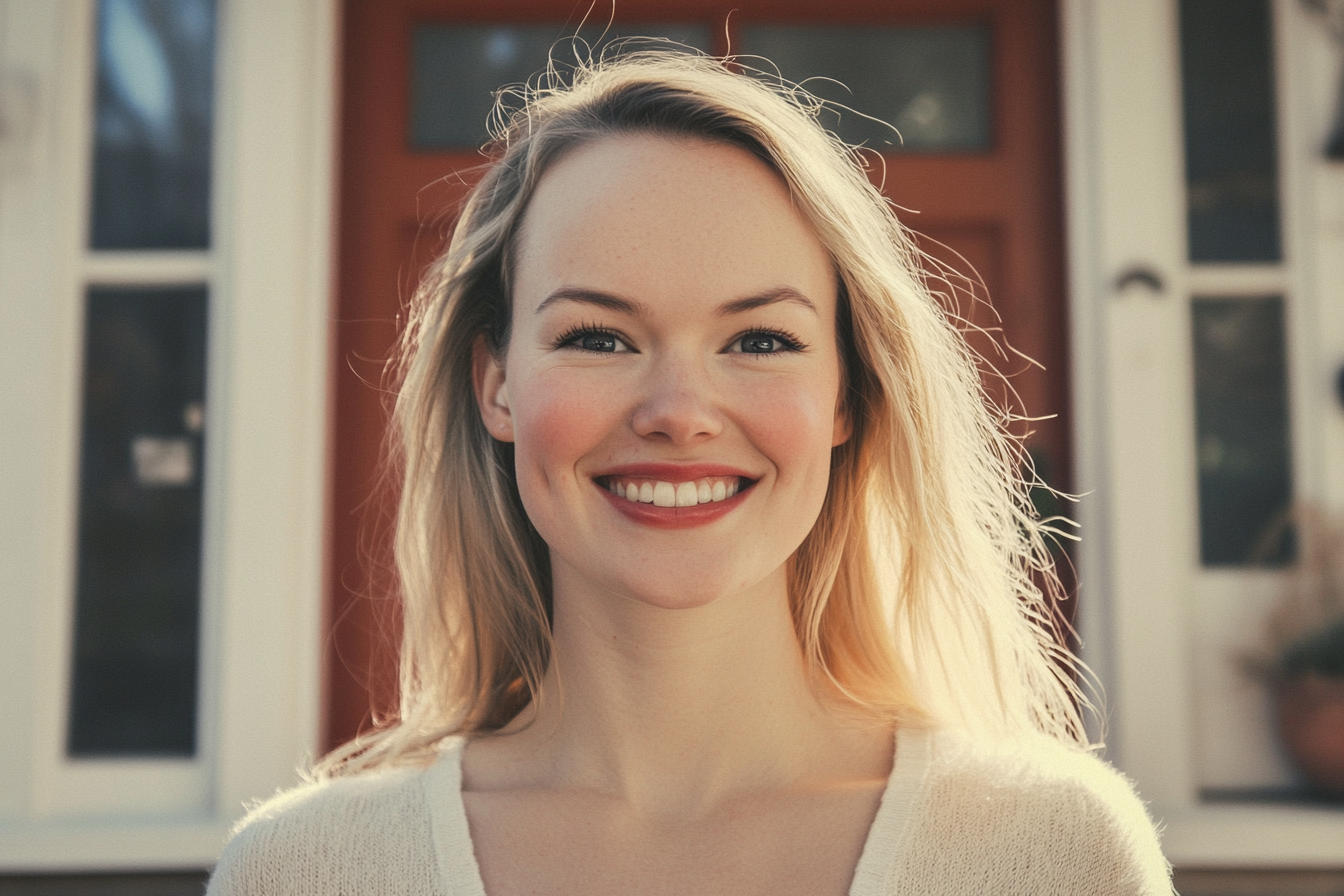 A woman smiling | Source: no source