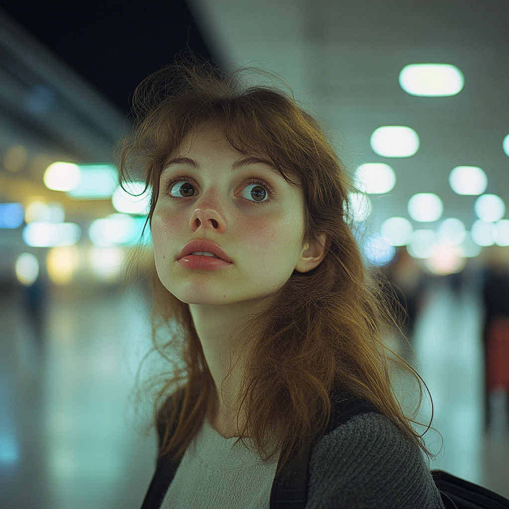 An apologetic young woman | Source: No source