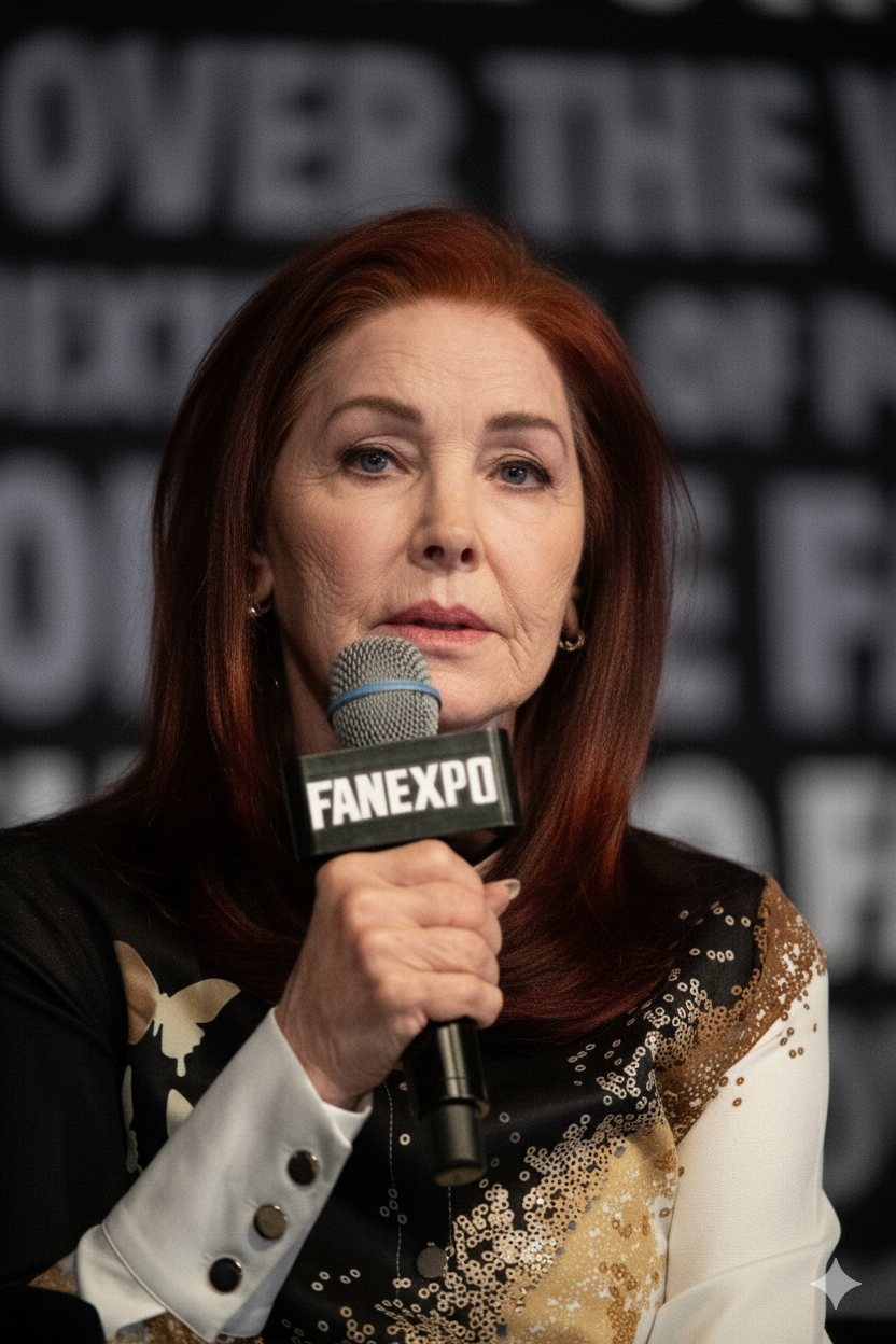 What Priscilla Presley would've looked like without her botched surgery at the same event as above | Source: Gemini
