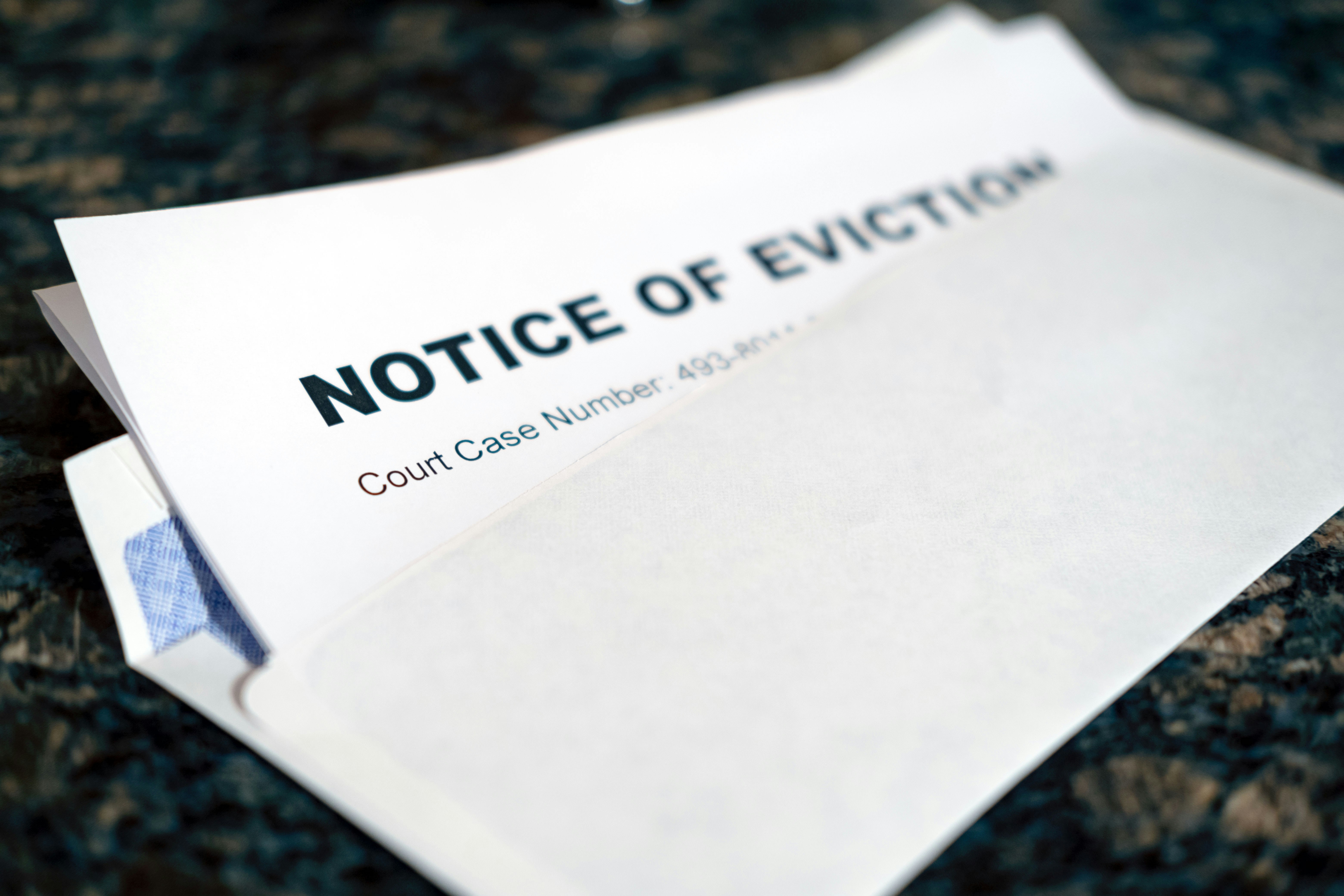 Eviction notice | Source:  Unsplash