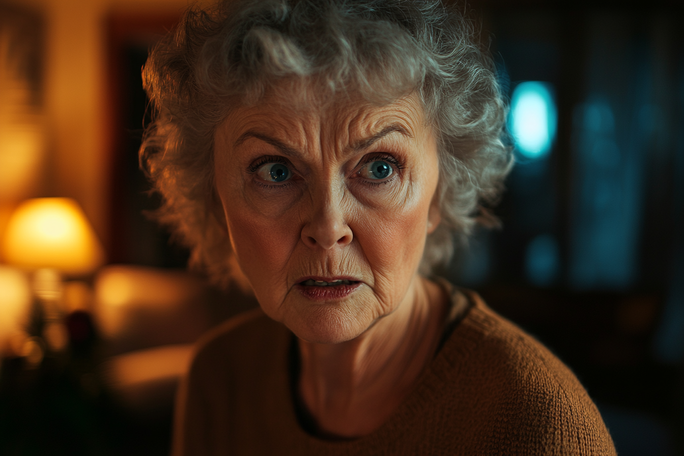 An older woman talking | Source: no source