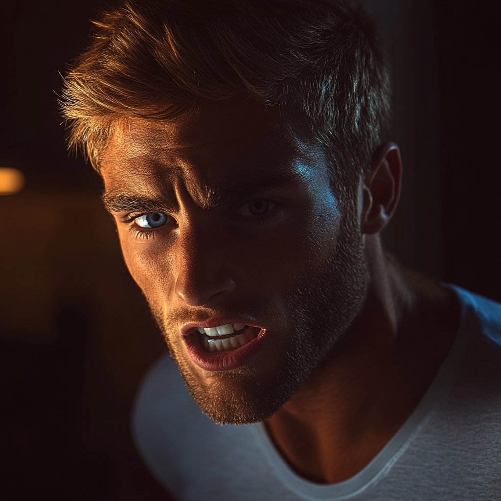 A furious man yelling | Source: no source