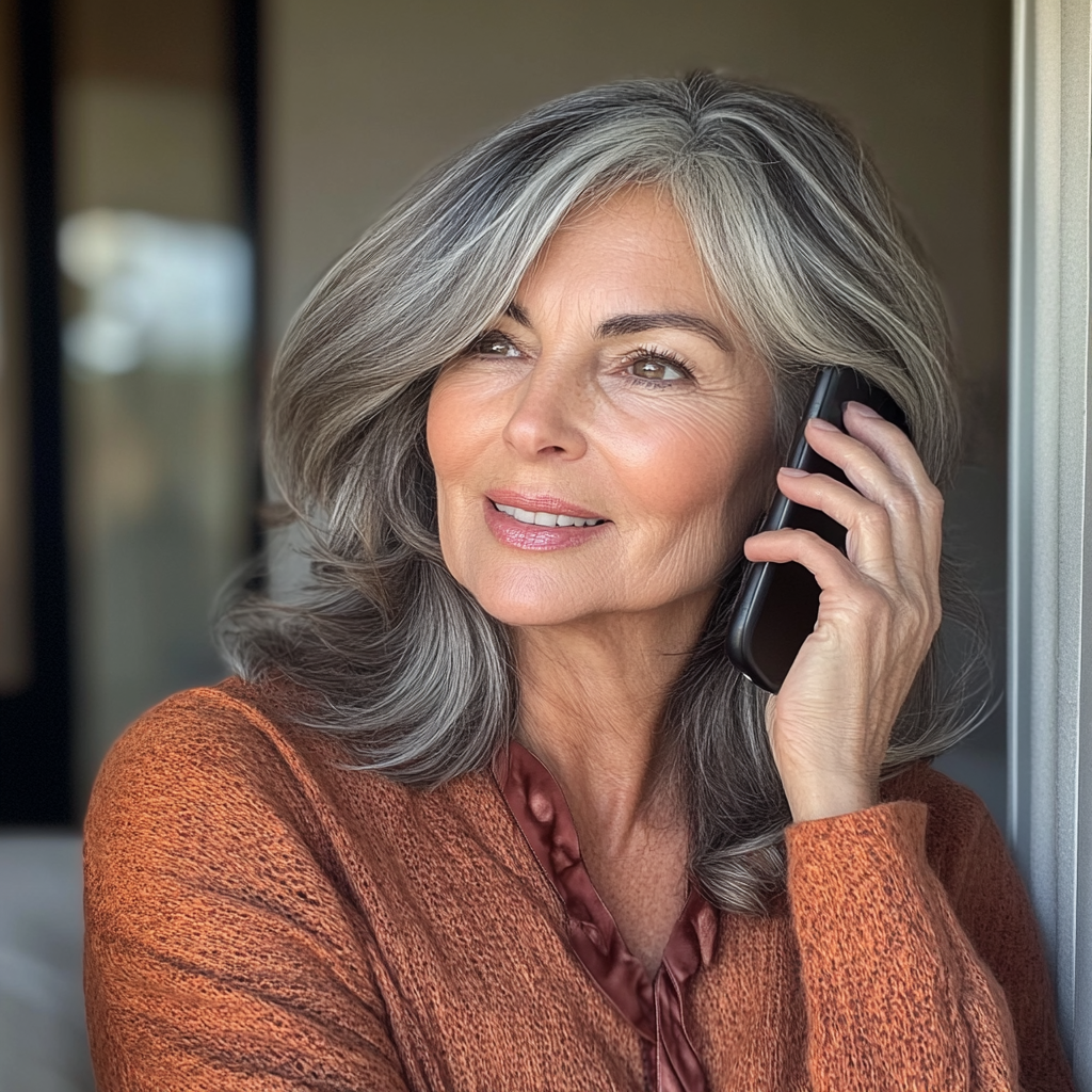 A woman talking on the phone | Source: no source