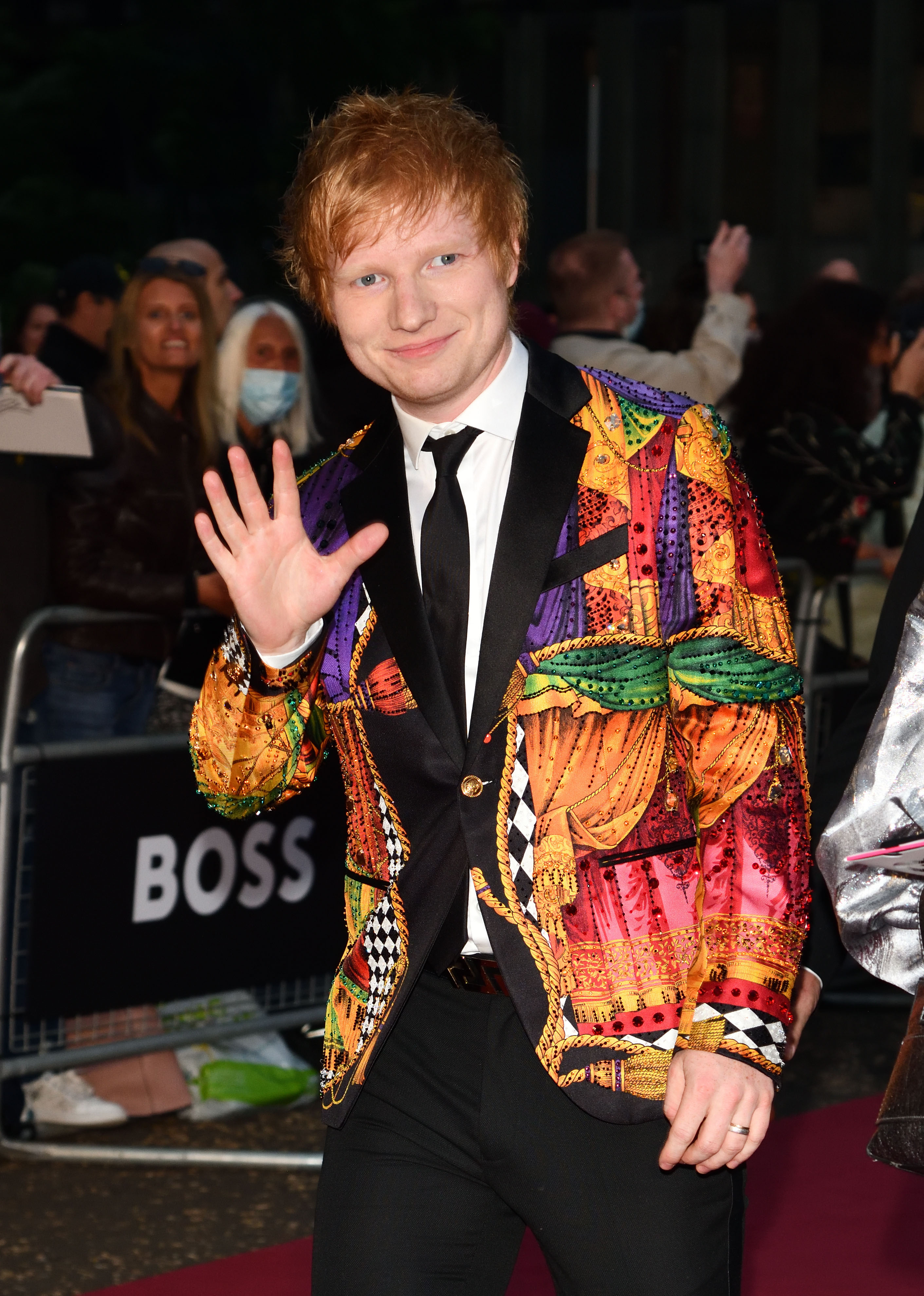 Ed Sheeran attends the GQ Men of the Year Awards 2021 held at Tate Modern on 1 September in London, England. | Source: Getty Images